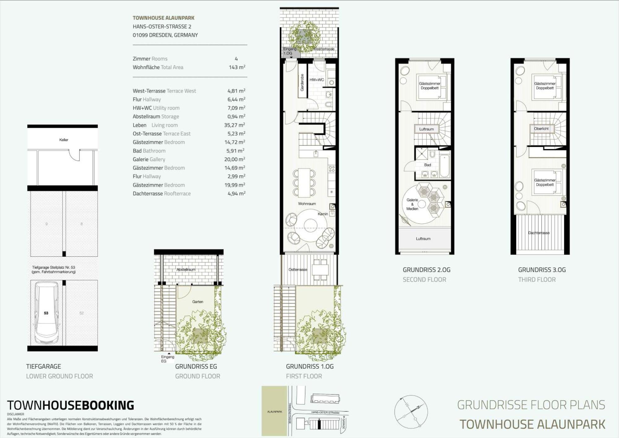 德累斯顿Townhouse Alaunpark别墅 外观 照片